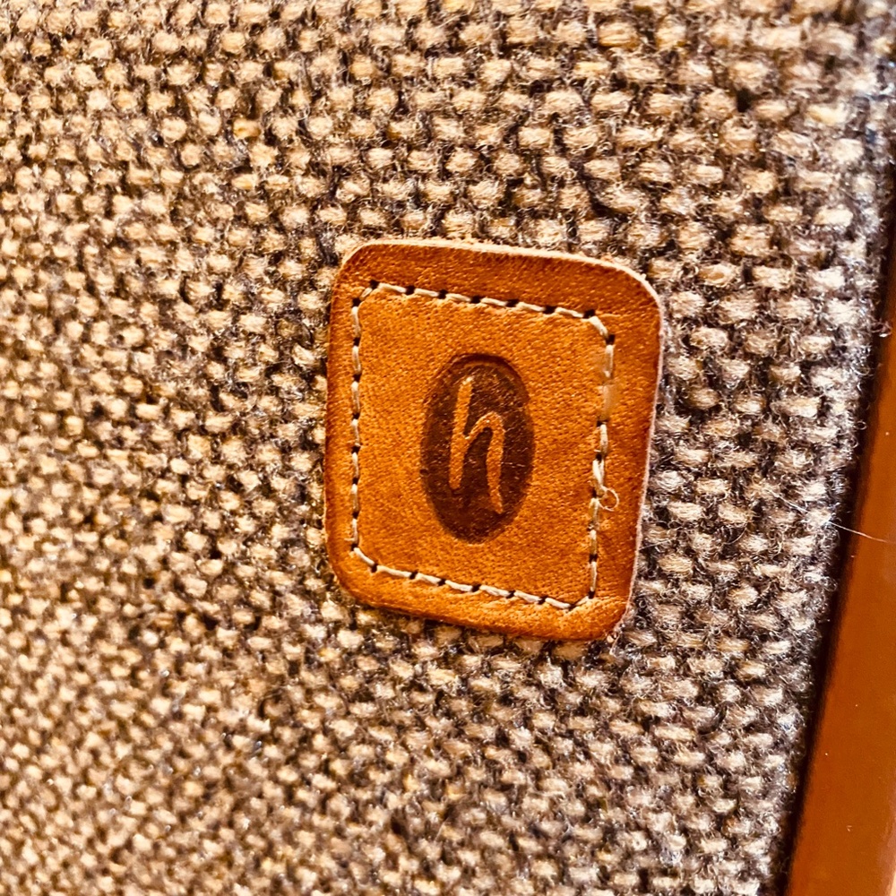 Vintage Hartmann Belting Leather and Tweed Suitcase/Overnight Bag/Luggage - EUC - Picture 3 of 15